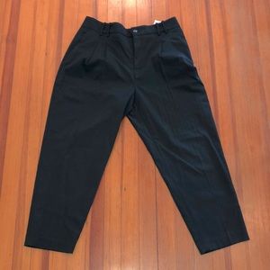 XL Zara casual pant in dark green